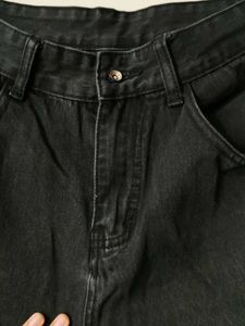 Black Charcoal Women Trendy Trouser