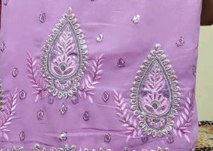 Lavender Saree