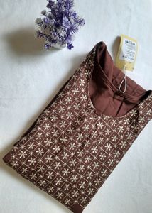 Brown Fancy Kurta