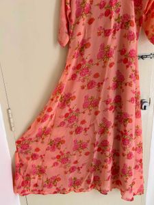 Floral Anarkali Dupatta Set