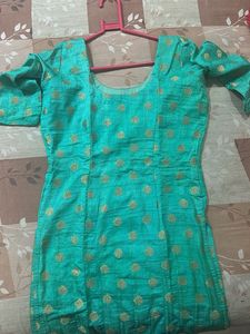 Green &amp; Gold Kurta