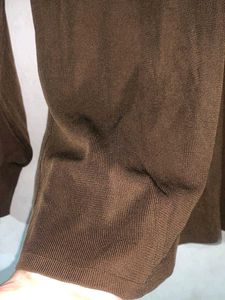 Aesthetic Brown Top With Collar