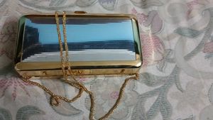Gold &amp; Mosaic Clutch