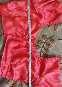 Elegant Coral Blouse