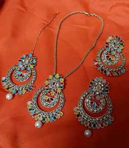 Colorful Indian Jewelry Set