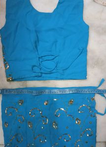 SALE🔥Embellished Lahenga Choli Set 💙