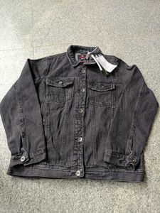 Roadster Womens Black Denim Jacket, M SIZE