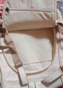 Stylish White Backpack