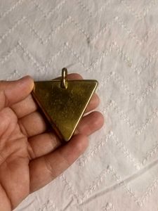 Tibetan Brass Pendant Turquoise Coral Lapis Lazuli
