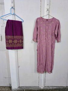 Embroidered Kurta Set