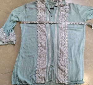 Womens Lace Work Co-ord Set