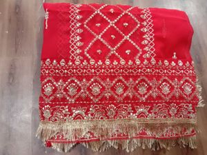 Heavy Zari And Sequence Work Dupatta