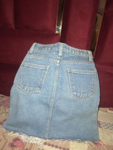 Denim Mini Skirt
