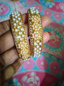 Golden Colour Bangles.