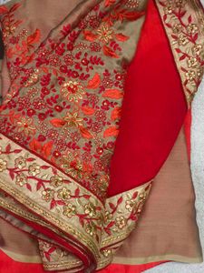 Embroidered Saree - Elegant Ethnic Wear