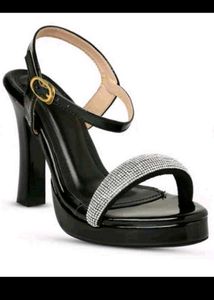 Sparkly Black Heels