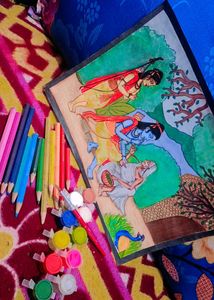 Lord Rama Lakshmana And Shabri Painting l Ram