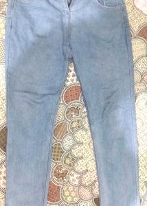 High Waist Light Blue Denim