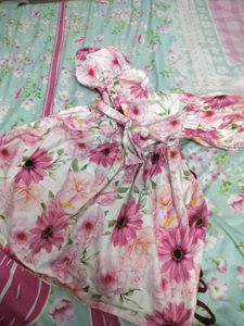 Floral Puff Sleeve Dress