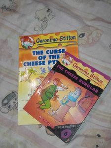 Set of 2 Geronimo Stilton Cheese series books.