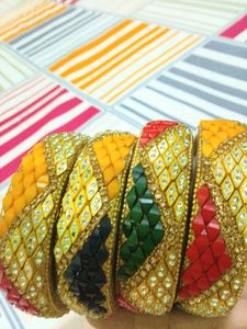 Colorful Stone Bangles