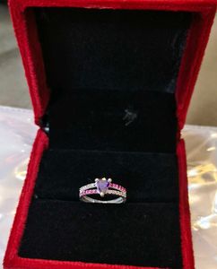 Beautiful pure silver ring # fixed price