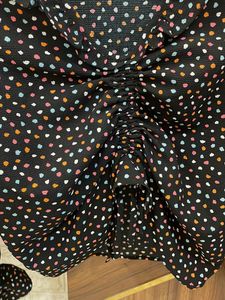 Polka Dot Long Sleeve Top