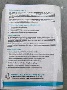 R.D. Sharma Class X Mathematics