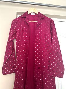 Royal Satin Pinkish Shrug