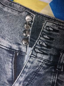 Stylish Grey Denim Jeans