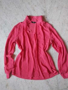 Coral Blouse
