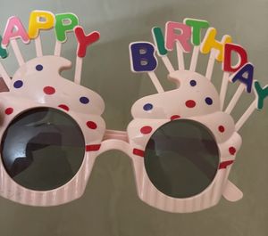 Birthday Cupcake Glasses