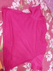 Zudio M Size Rosepink Crop top