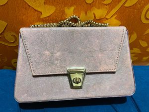 Abstract Lilac Shoulder Bag Clutch