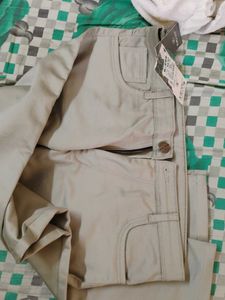Men&#39;s Beige Casual Pants,