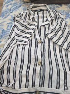 Striped Button-Down Shirt