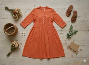 Chic Orange Dress