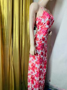 Floral Print Maxi Slip Dress