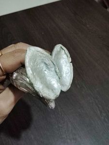 Silver Coloured Metal Swan Pair Show Piece 👍👍