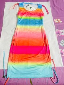 Rainbow 🌈 Dress For Party 🥳