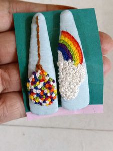Embroidery Hair Clip