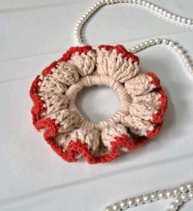 Crochet Scrunchie - Handmade Hair Tie