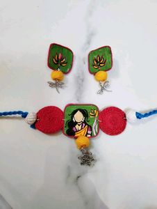 Handmade Fabric Choker Set