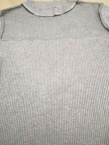 Stylish Gray Knit Top