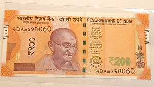 200 Rupee Star Note For Sale
