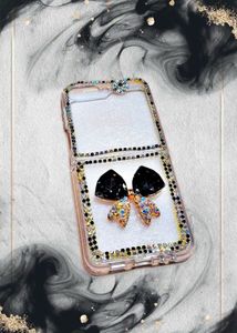 Rhinestone Bow Samsung ZFlip5 Phone Case