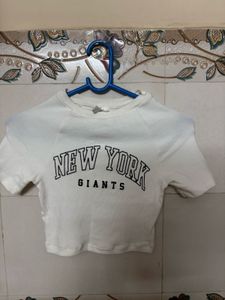 cute H&amp;M top white colour