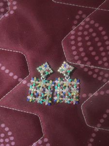 Colorful Flower Earrings