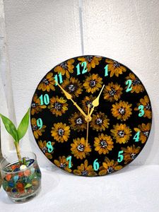 Original Sunflower Wall Clock