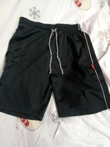 Black Casual Men's Shorts